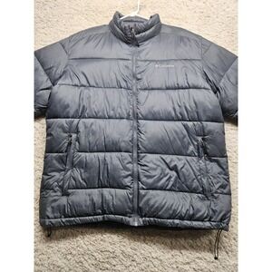 Columbia Jacket Puffer Men's Size XL Gray Thermal Coil Winter Warm Coat